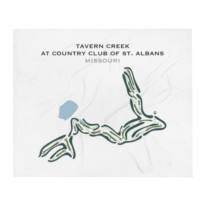 Tavern Creek At Country Club of St. Albans, Missouri - Printed Golf Courses - Golf Course Prints