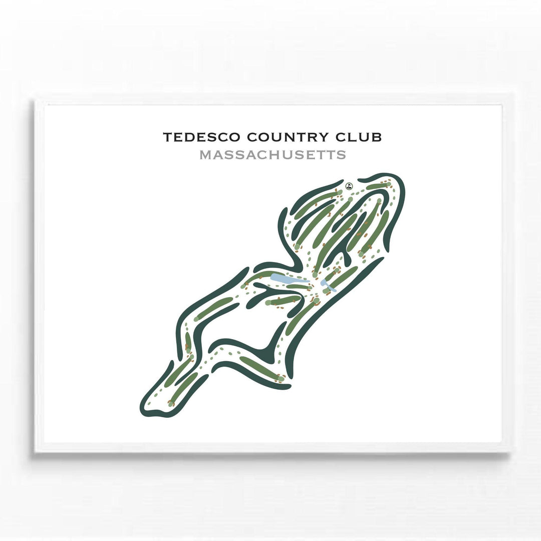 Tedesco Country Club, Massachusetts - Printed Golf Courses - Golf Course Prints