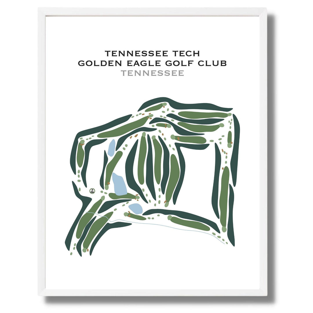 Tennessee Tech Golden Eagle Golf Club, Tennessee - Printed Golf Courses - Golf Course Prints