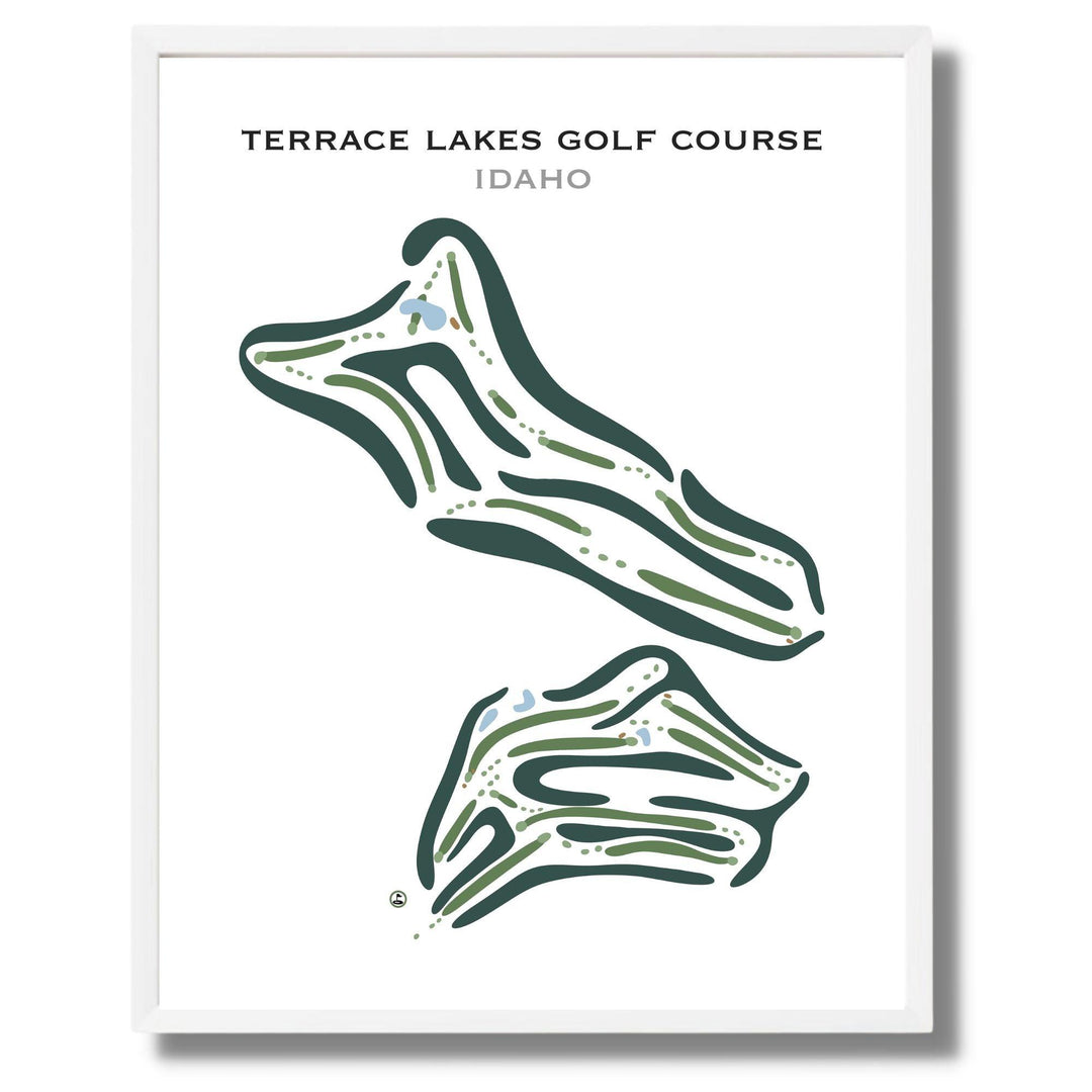 Terrace Lakes Golf Course, Idaho - Printed Golf Courses - Golf Course Prints