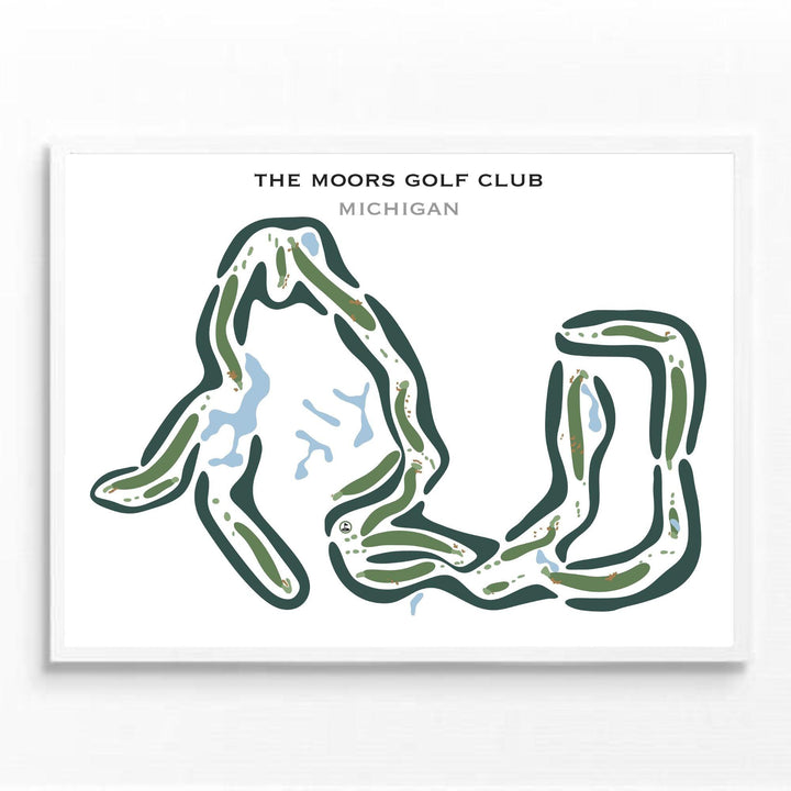 Moors Golf Club, Michigan - Printed Golf Courses - Golf Course Prints