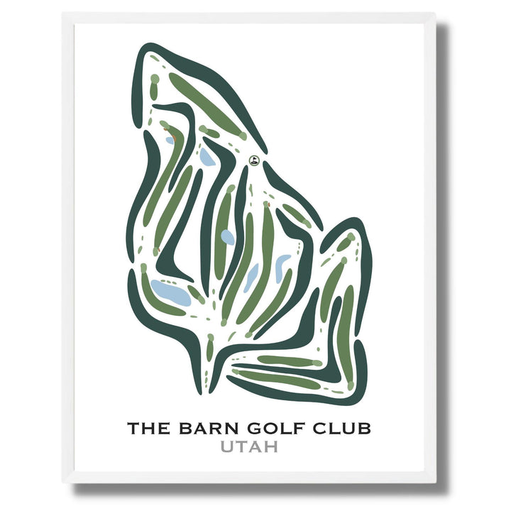 The Barn Golf Club, Pleasant View Utah - Printed Golf Courses - Golf Course Prints
