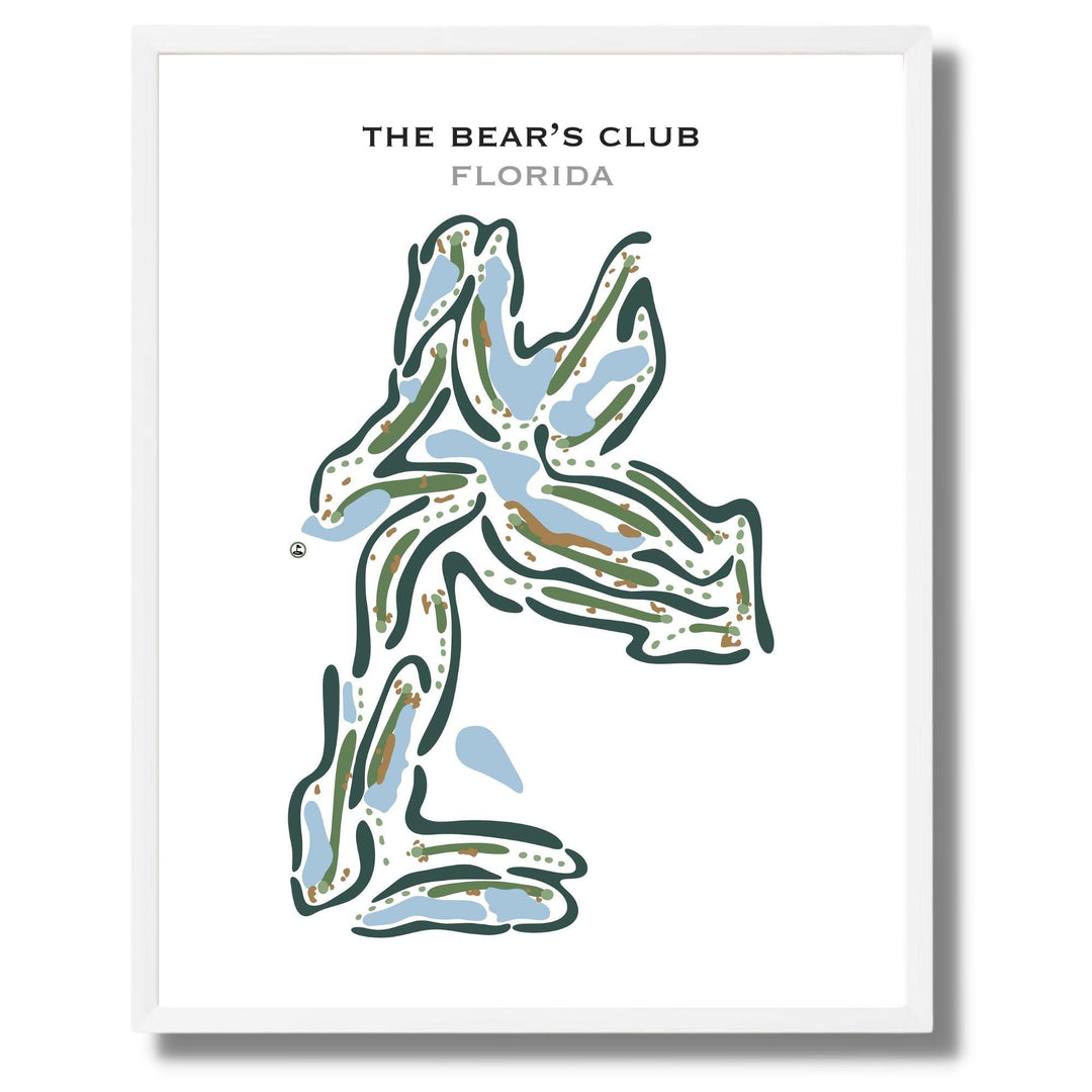 The Bear's Club, Florida - Printed Golf Courses - Golf Course Prints