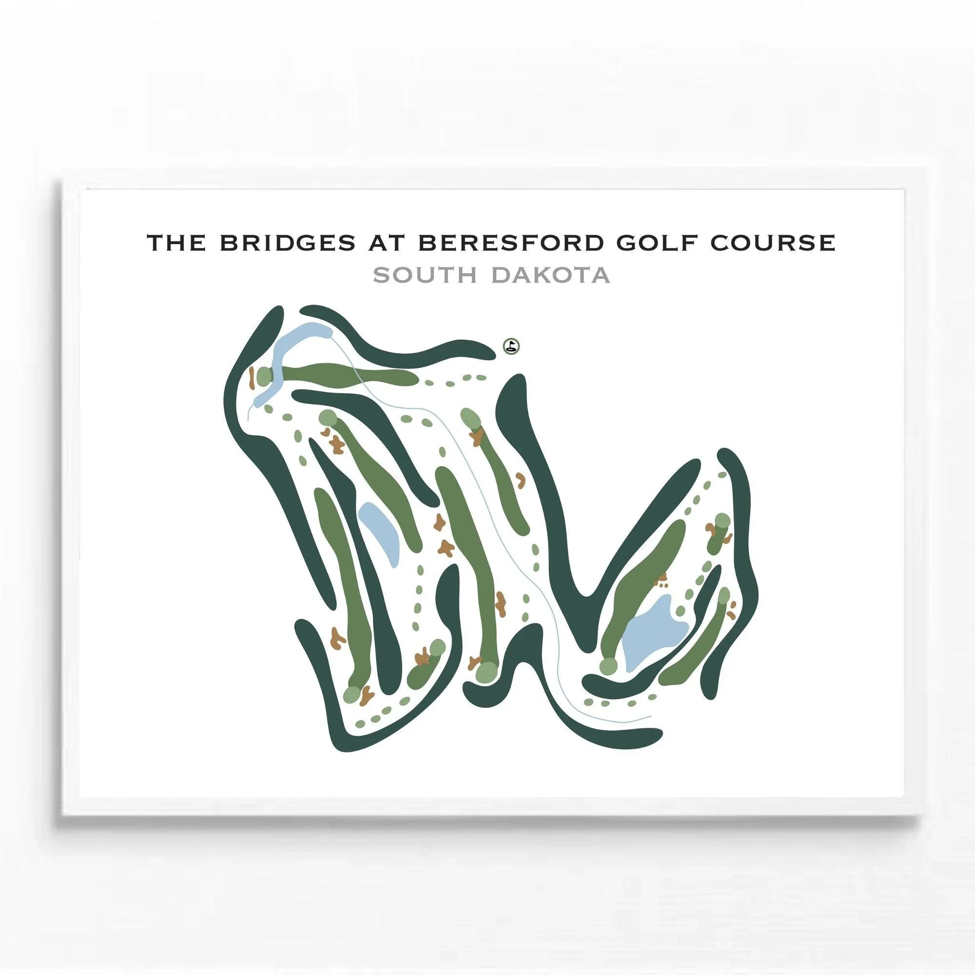 Buy the best printed golf course The Bridges at Beresford Golf Course ...