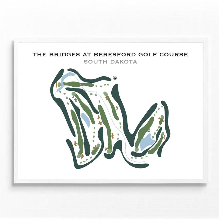 The Bridges at Beresford Golf Course, South Dakota - Printed Golf Courses - Golf Course Prints
