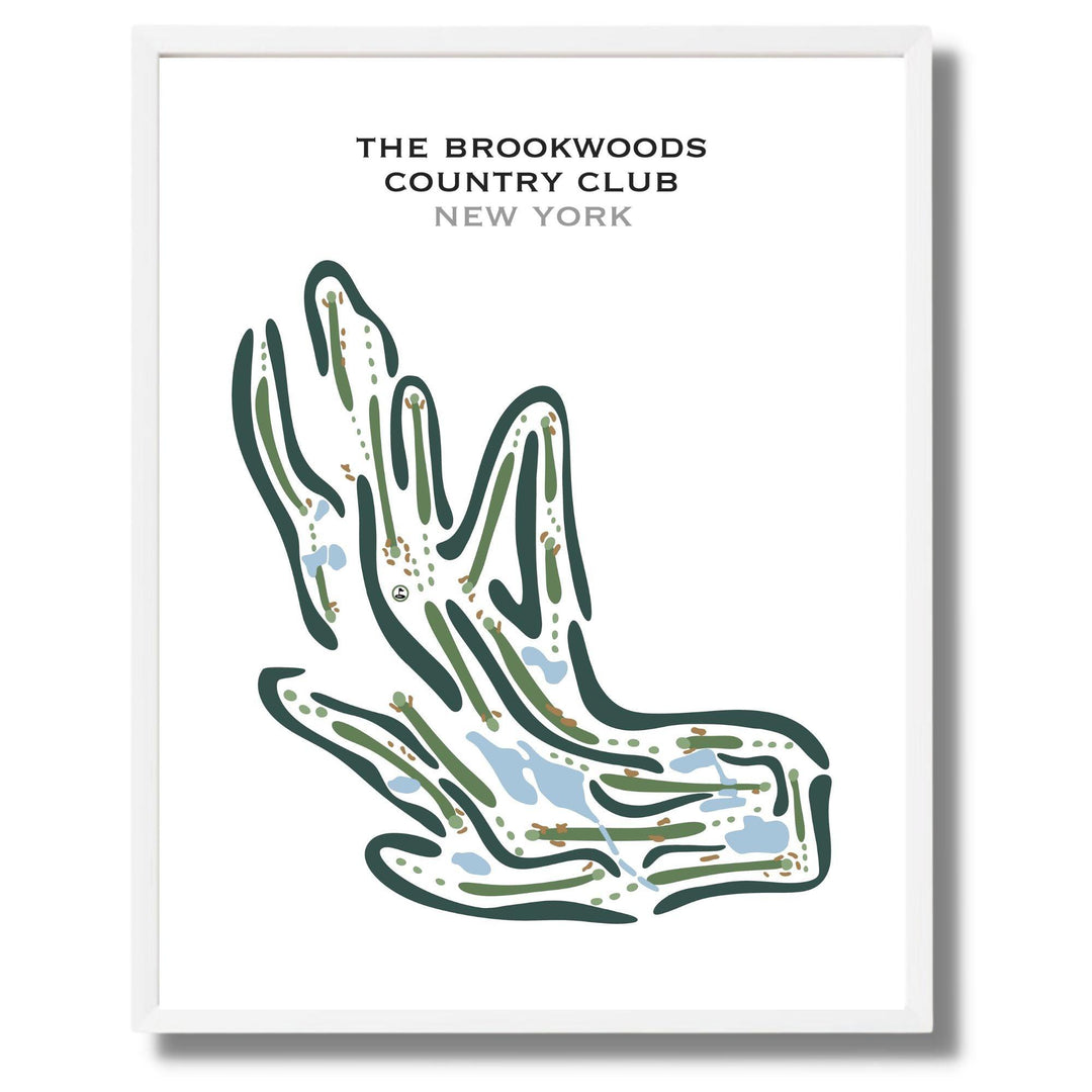 The Brookwoods Country Club, New York - Printed Golf Courses - Golf Course Prints