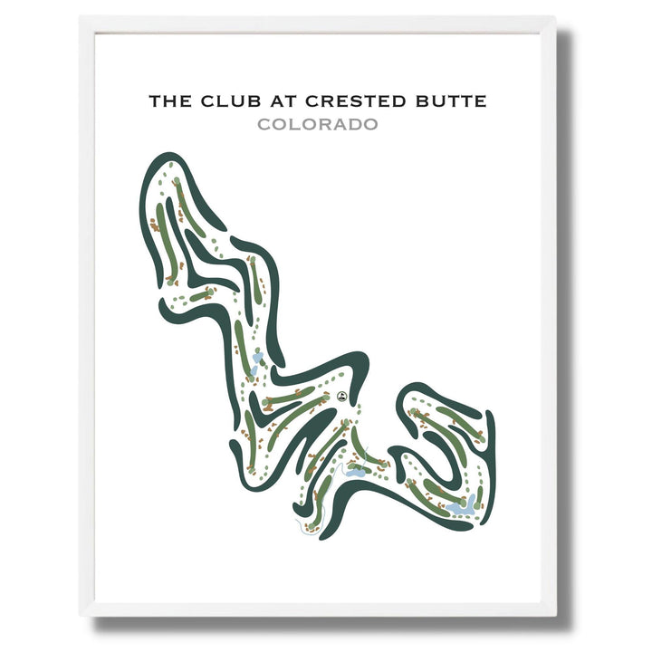 The Club at Crested Butte, Colorado - Printed Golf Courses - Golf Course Prints