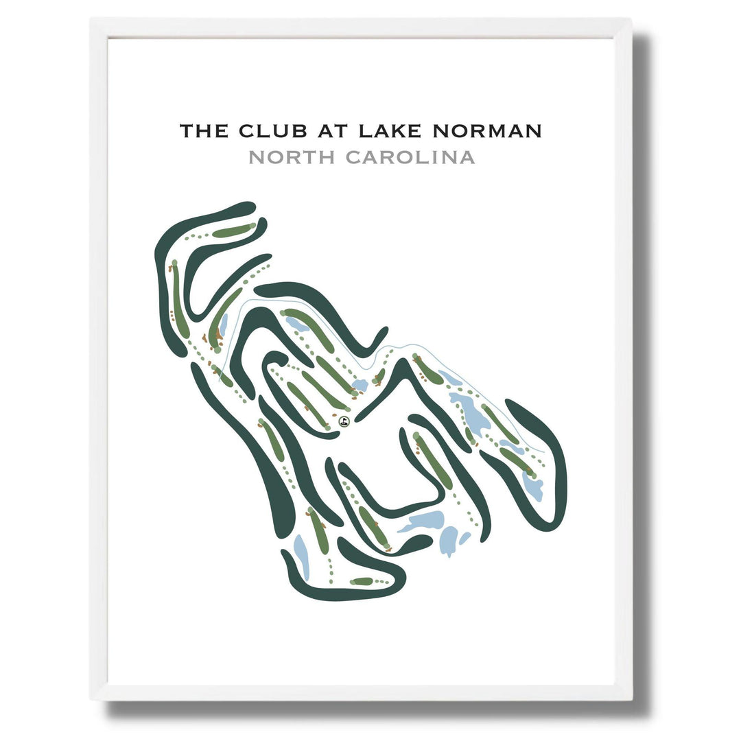 The Club At Lake Norman, North Carolina Printed Golf Courses online