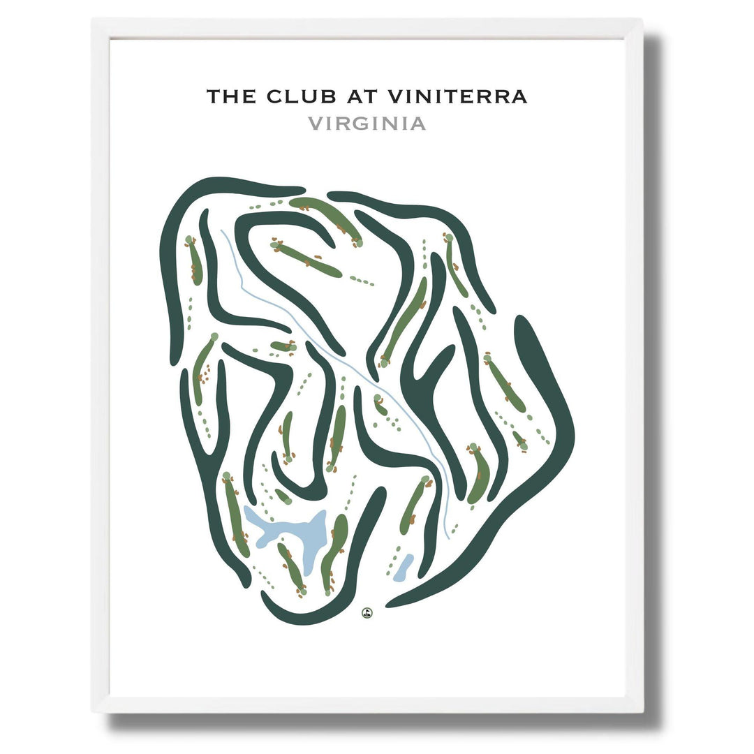 The Club at Viniterra, Virginia - Printed Golf Courses - Golf Course Prints