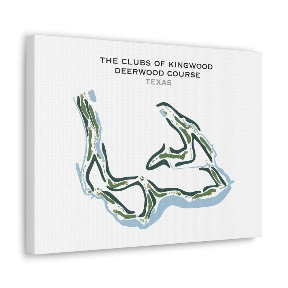 The Clubs of Kingwood - Deerwood Course, Texas - Printed Golf Courses - Golf Course Prints