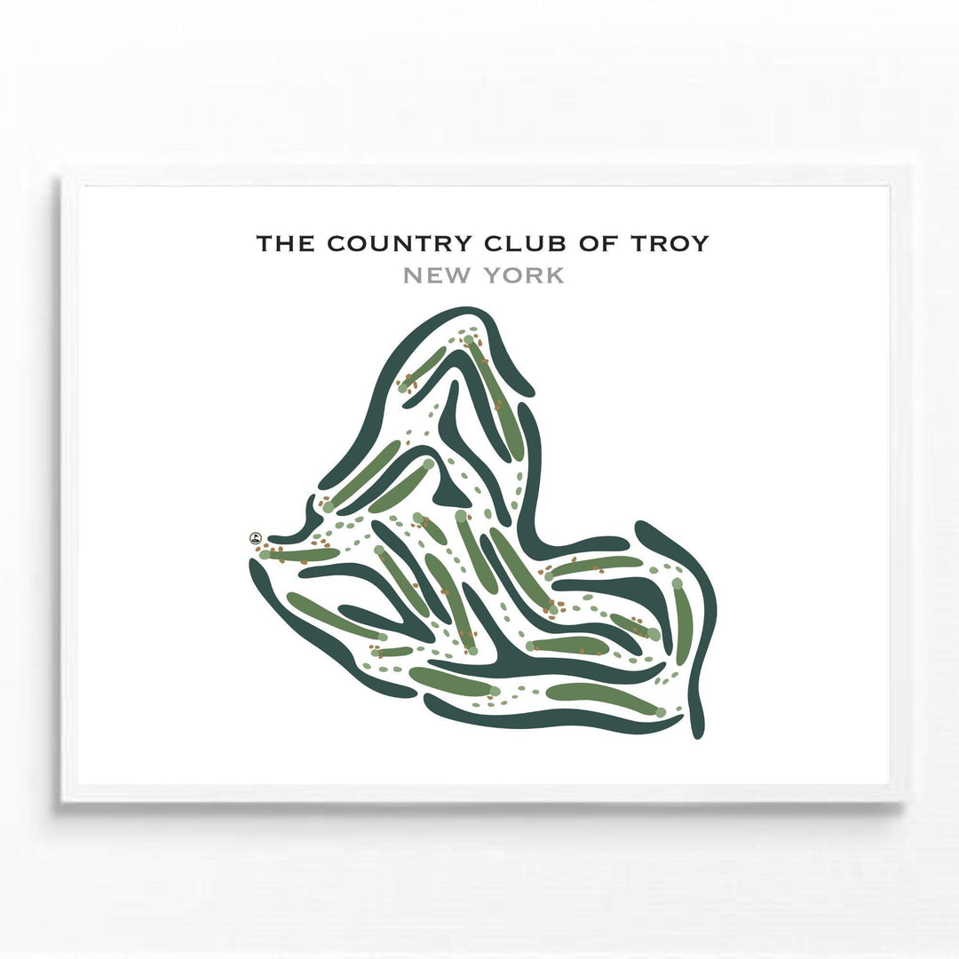 The Country Club Of Troy, New York - Printed Golf Courses - Golf Course Prints