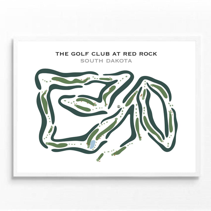 The Golf Club at Red Rock, South Dakota - Printed Golf Courses - Golf Course Prints