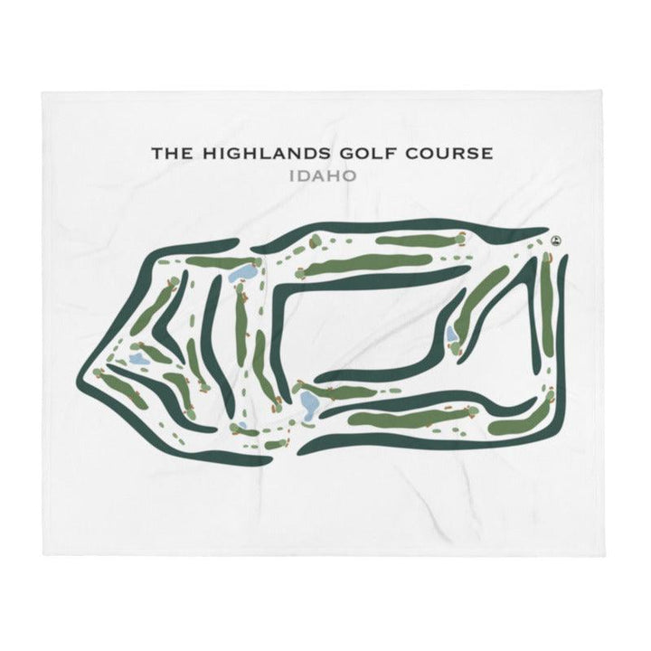 The Highlands Golf Course, Idaho - Printed Golf Courses - Golf Course Prints