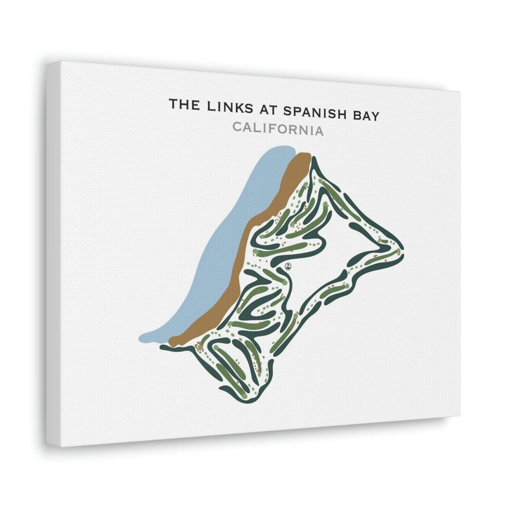The Links at Spanish Bay, California - Printed Golf Courses - Golf Course Prints