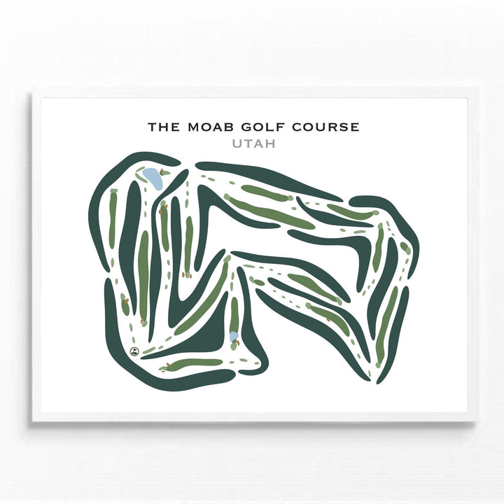 The Moab Golf Course, Moab Utah - Printed Golf Courses - Golf Course Prints