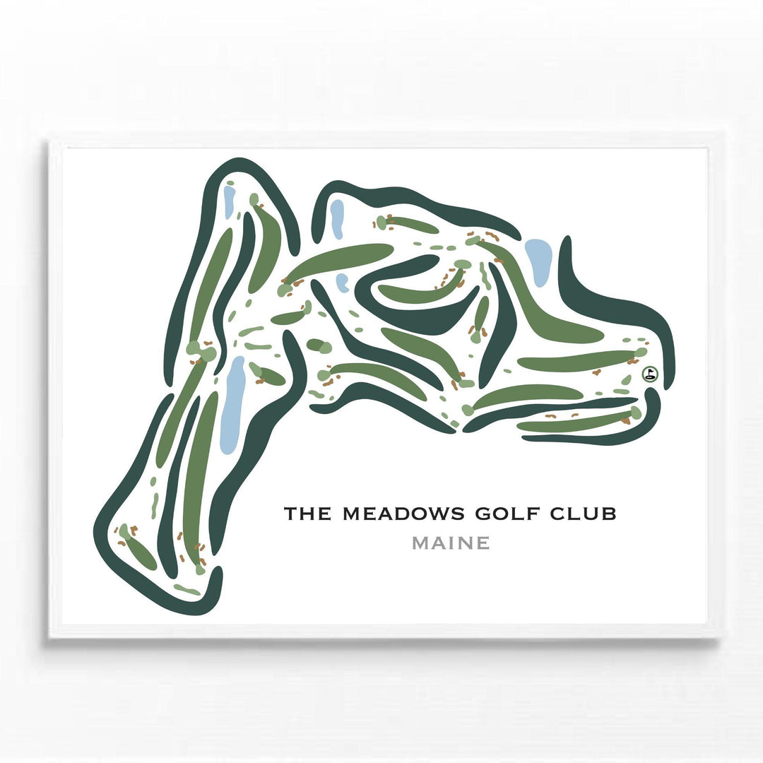 The Meadows Golf Club, Maine - Printed Golf Courses - Golf Course Prints