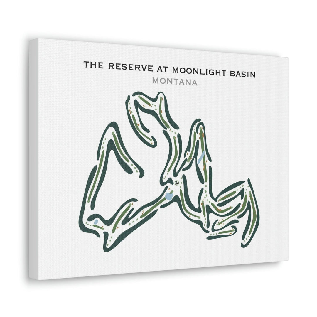 The Reserve at Moonlight Basin, Montana - Printed Golf Courses - Golf Course Prints