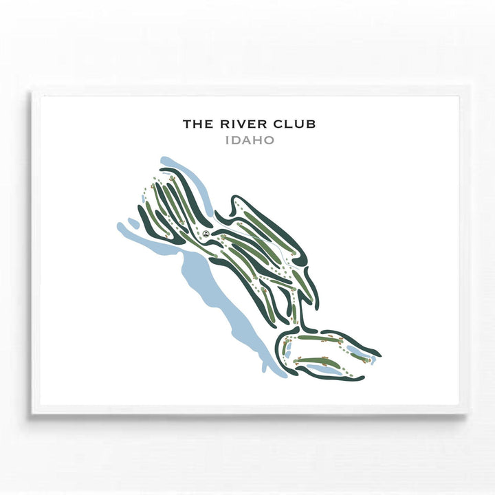 The River Club, Idaho - Printed Golf Courses - Golf Course Prints