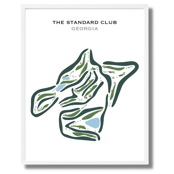 The Standard Club, Georgia - Printed Golf Courses - Golf Course Prints