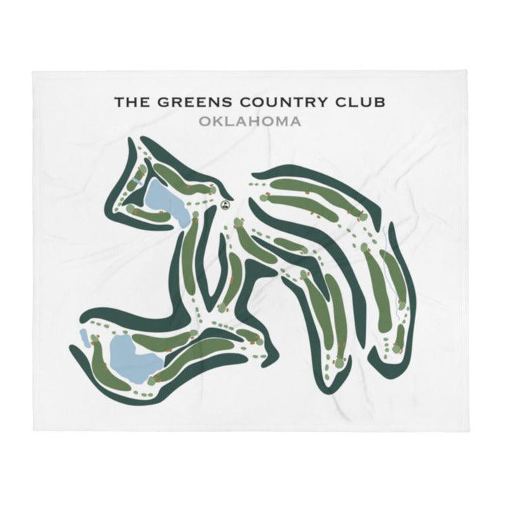 The Greens Country Club, Oklahoma - Printed Golf Courses - Golf Course Prints