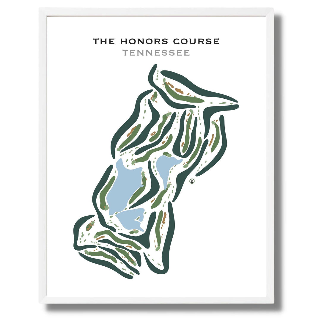 The Honors Course, Tennessee - Printed Golf Courses - Golf Course Prints