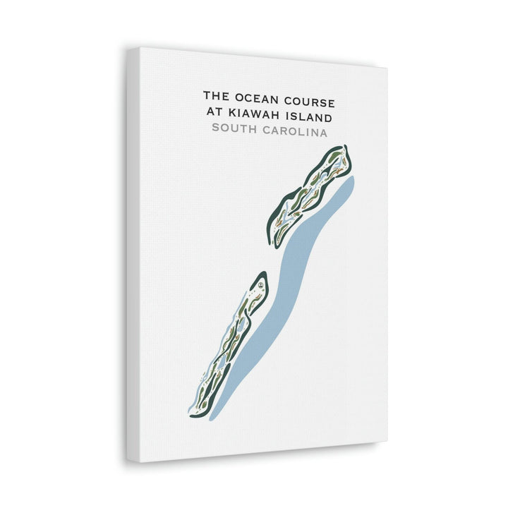 The Ocean Course at Kiawah Island, South Carolina - Printed Golf Courses - Golf Course Prints