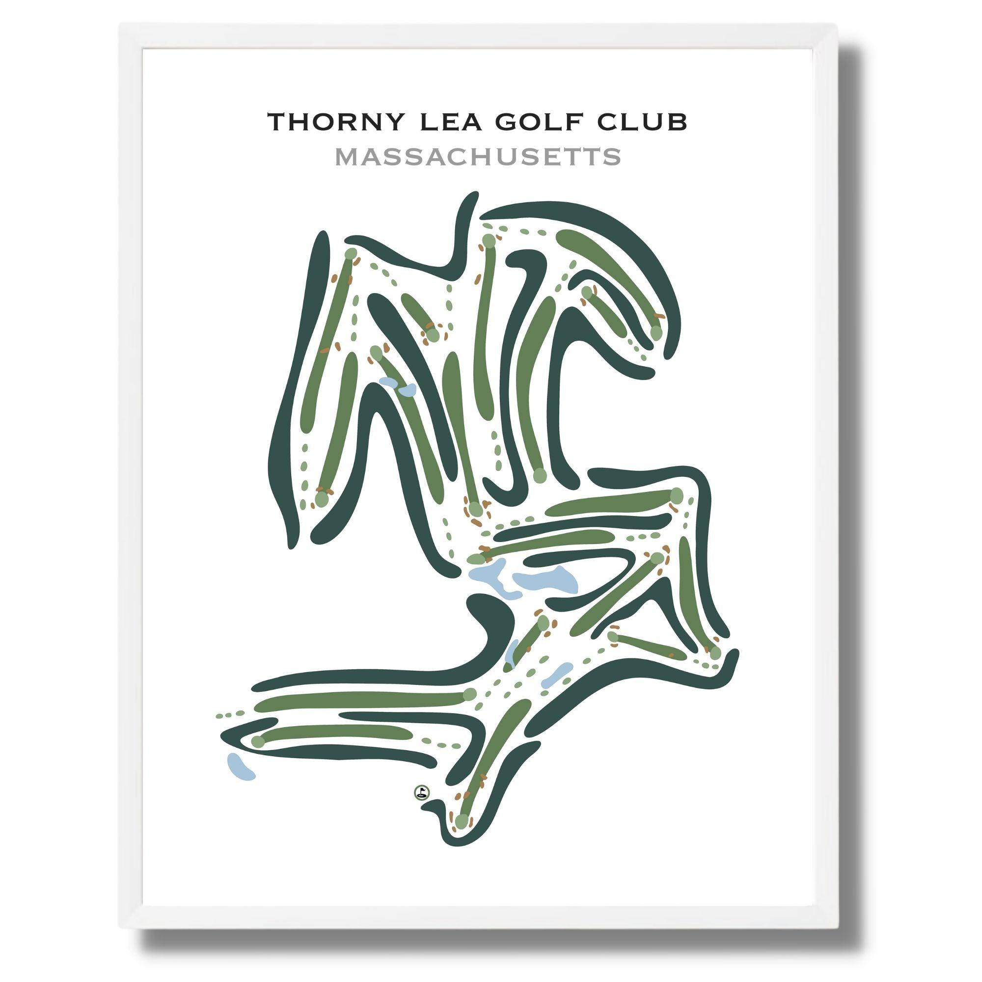 Get Printed Thorny Lea Golf Club Massachusetts Golf Course Prints