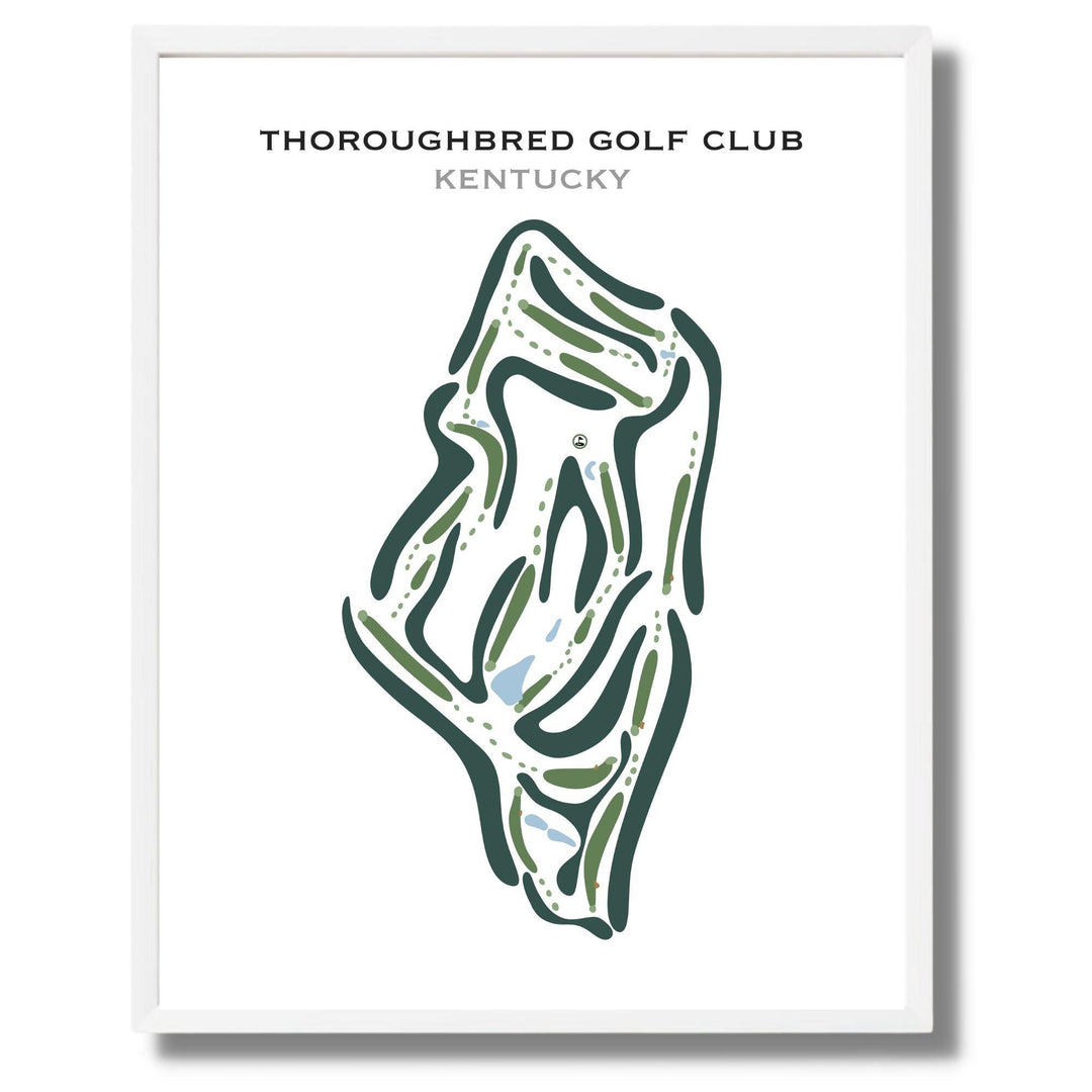 Thoroughbred Golf Club, Kentucky - Printed Golf Courses - Golf Course Prints