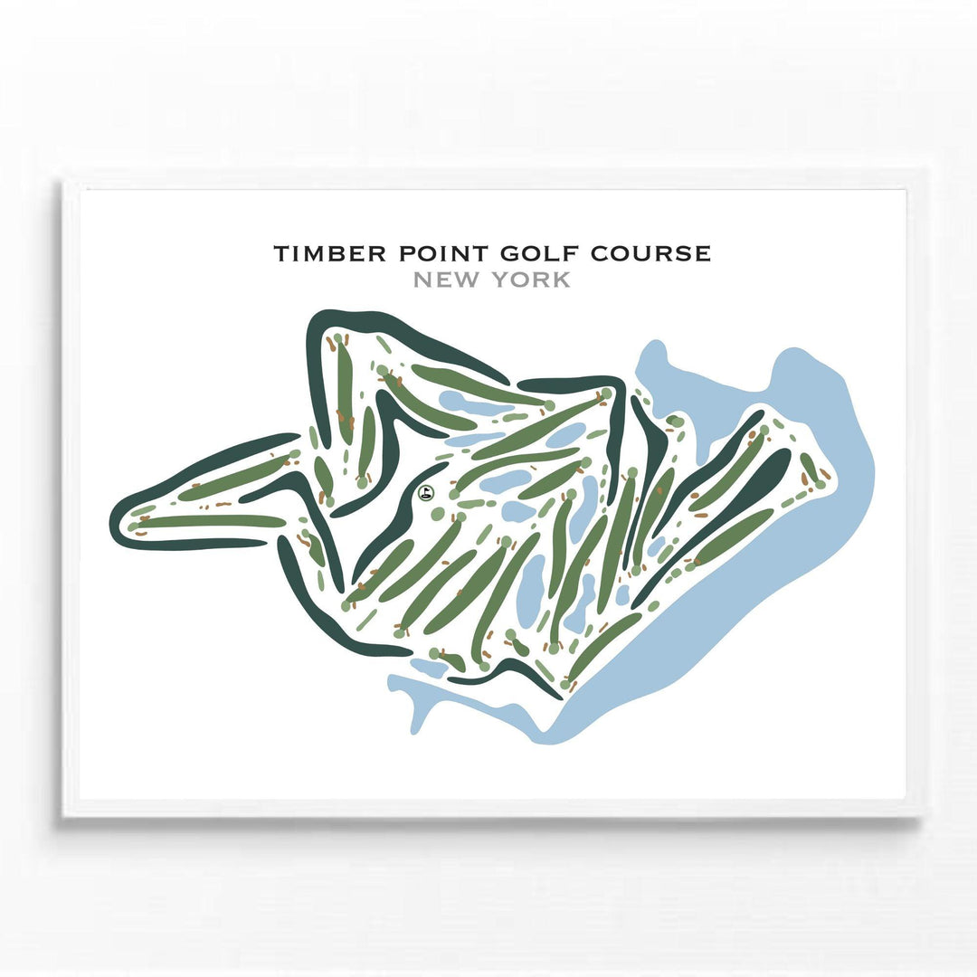 Timber Point Golf Course, New York - Printed Golf Courses - Golf Course Prints