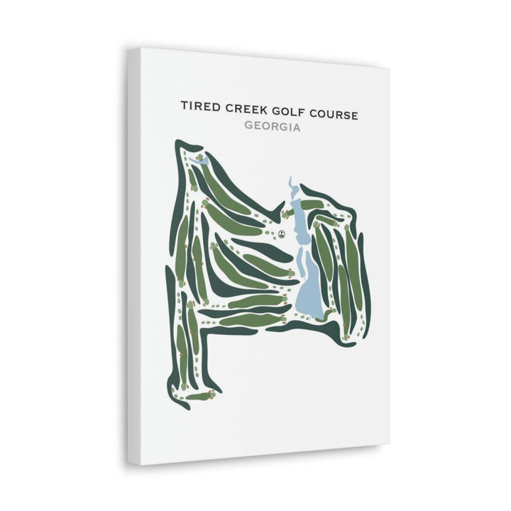 Tired Creek Golf Course, Georgia - Printed Golf Courses - Golf Course Prints