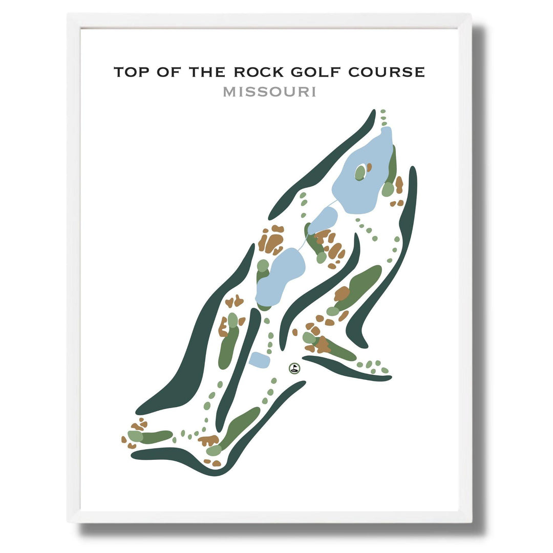 Top Of The Rock, Missouri - Printed Golf Courses - Golf Course Prints