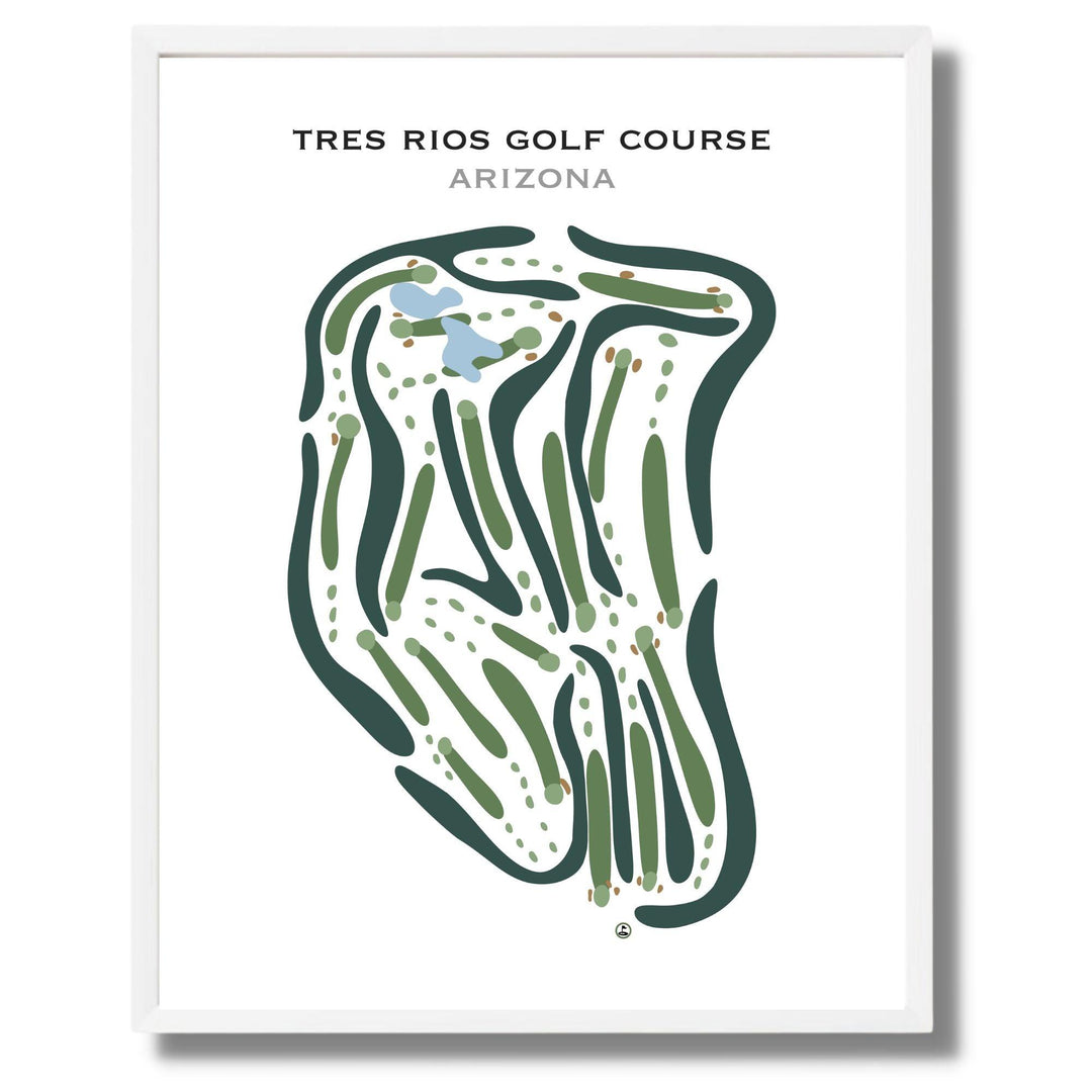 Tres Rios Golf Course, Arizona - Printed Golf Courses - Golf Course Prints