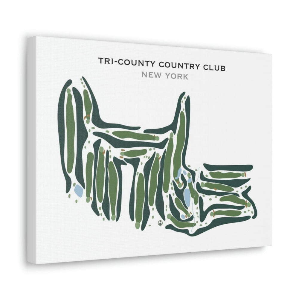 Tri-County Country Club, New York - Printed Golf Courses - Golf Course Prints