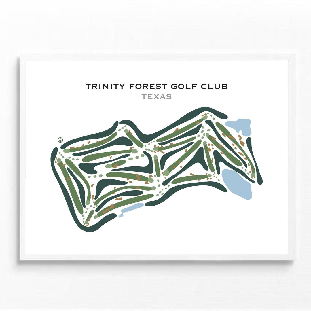 Trinity Forest Golf Club, Texas - Printed Golf Courses - Golf Course Prints