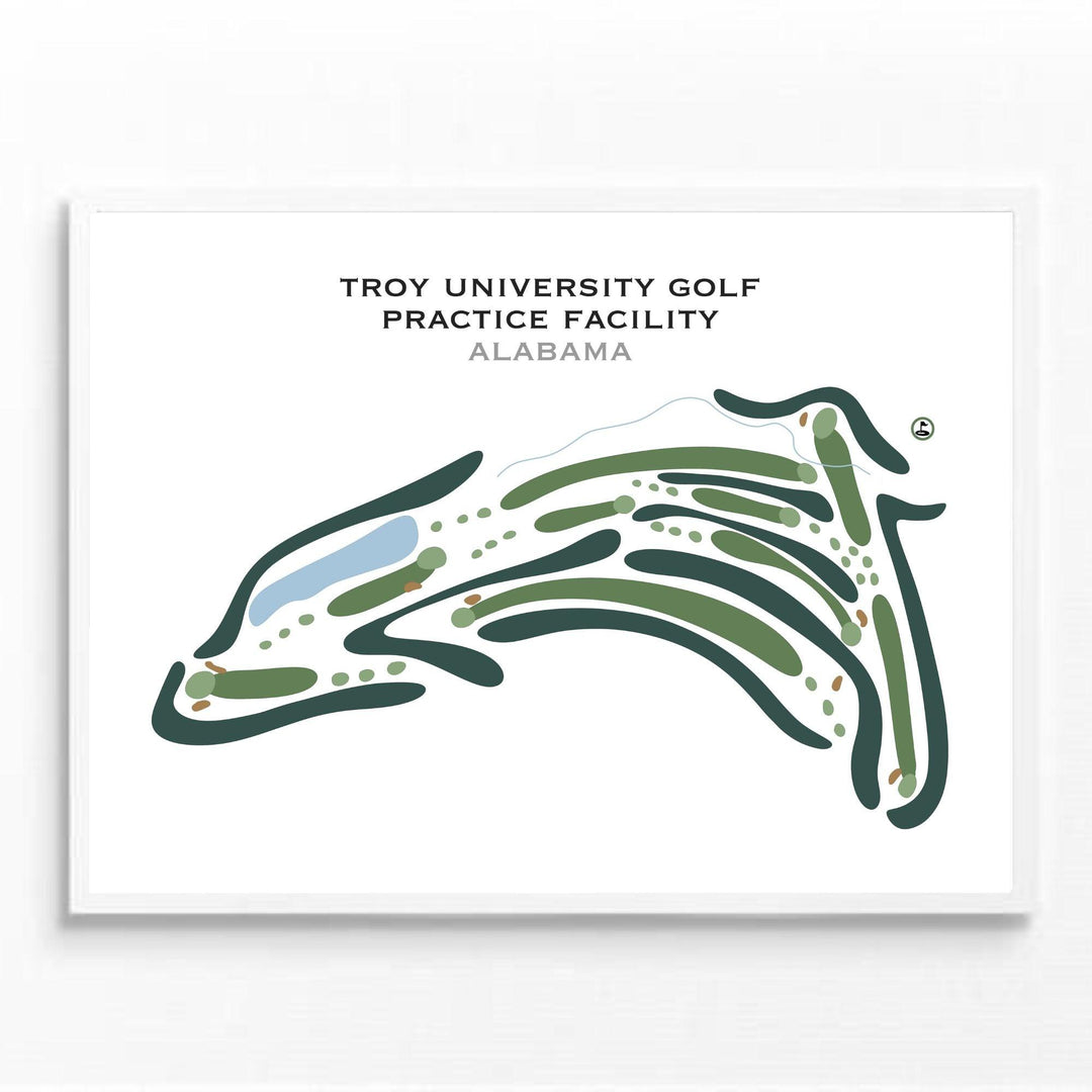 Troy University Golf Practice Facility, Alabama - Printed Golf Courses - Golf Course Prints