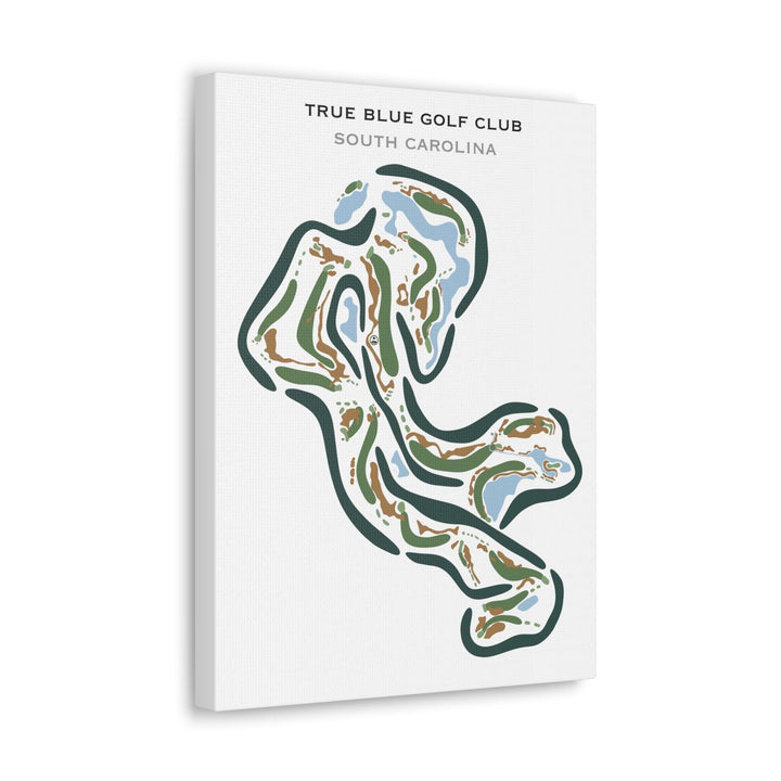 True Blue Golf Club, South Carolina - Printed Golf Courses - Golf Course Prints