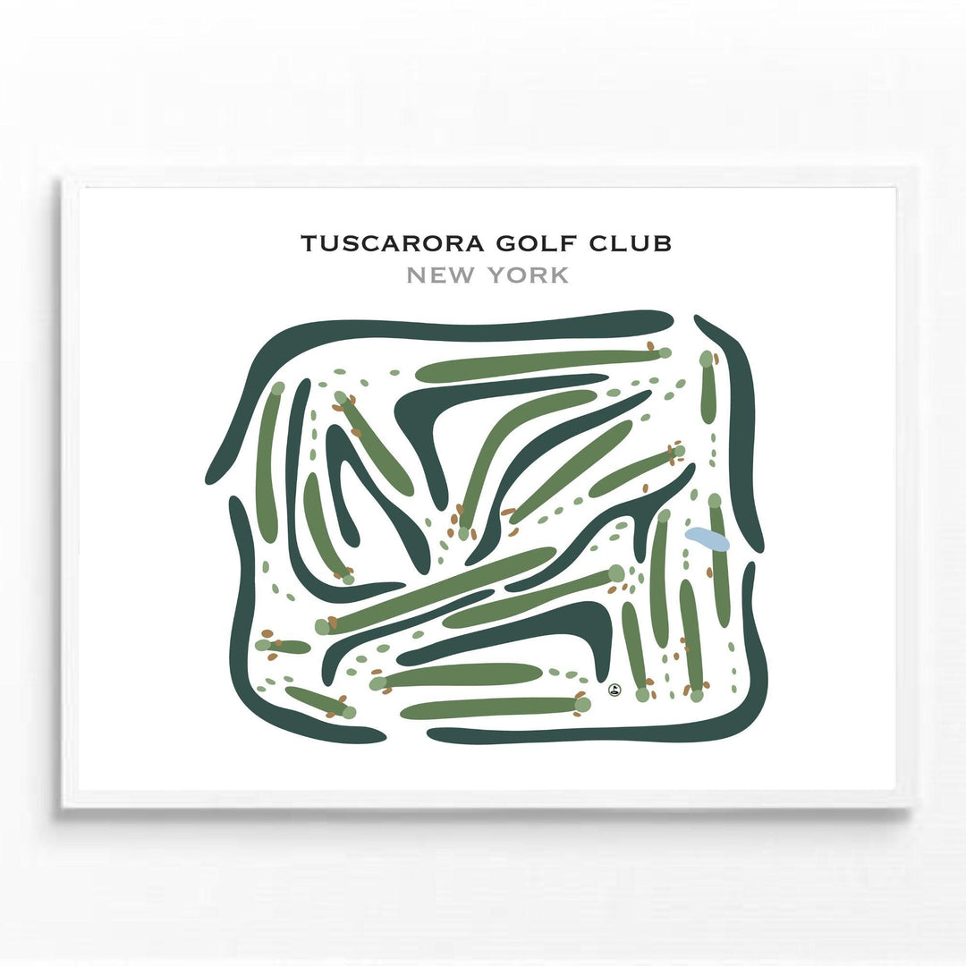 Tuscarora Golf Club, New York - Printed Golf Courses - Golf Course Prints