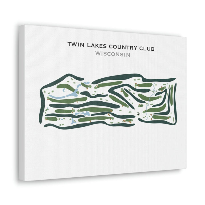 Twin Lakes Country Club, Wisconsin - Printed Golf Courses - Golf Course Prints