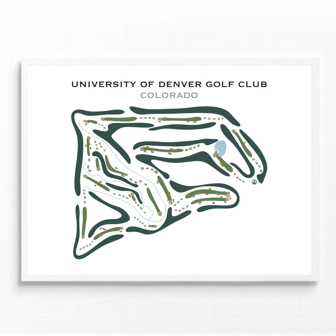 The University of Denver Golf Club, Colorado - Printed Golf Courses - Golf Course Prints
