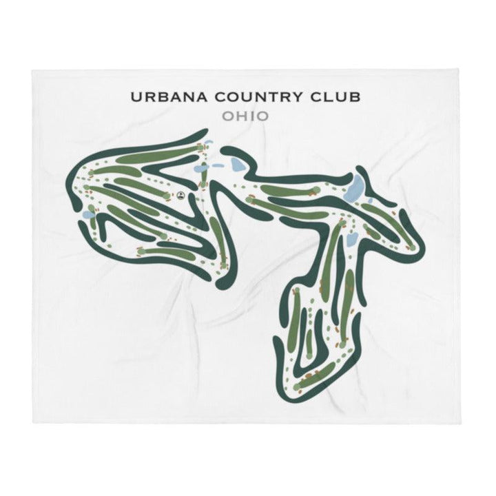 Urbana Country Club, Ohio - Printed Golf Courses - Golf Course Prints