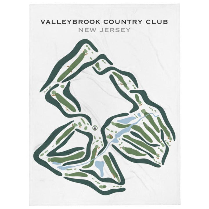 Valleybrook Country Club, New Jersey - Printed Golf Courses - Golf Course Prints