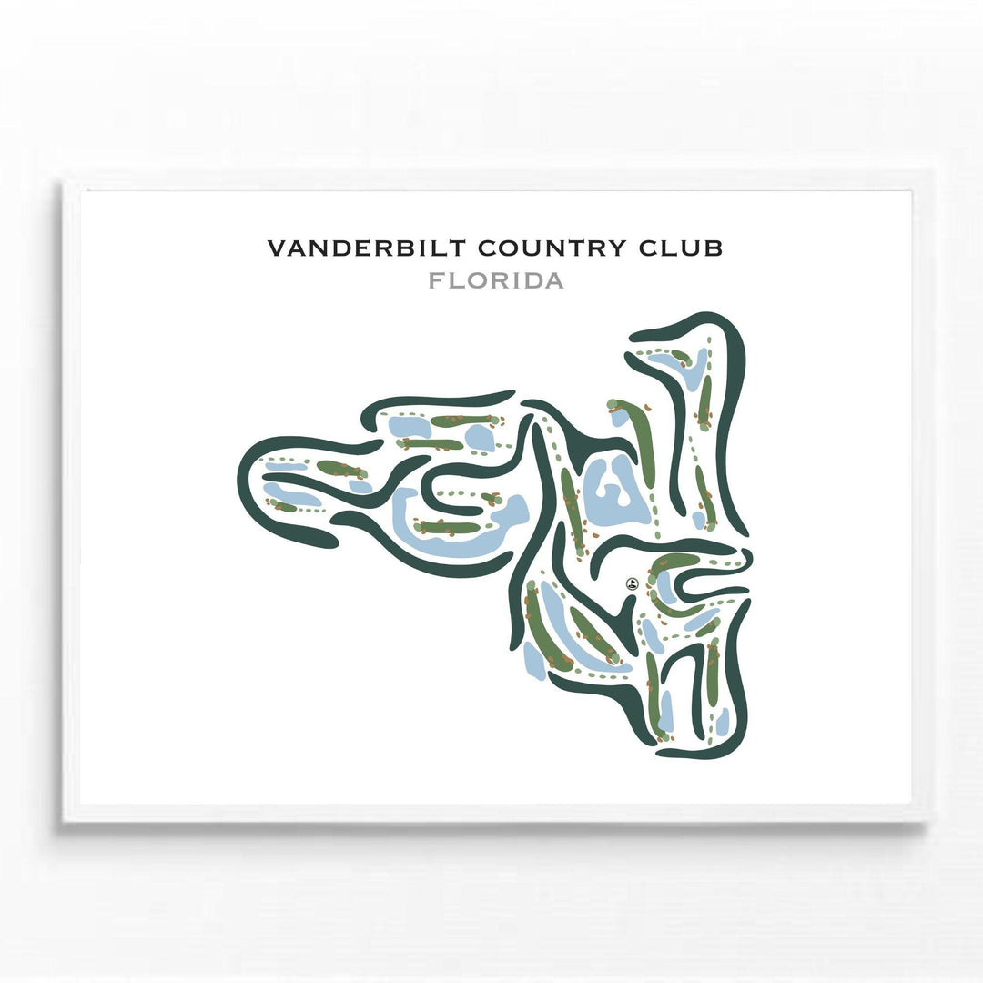 Vanderbilt Country Club, Florida - Printed Golf Courses - Golf Course Prints