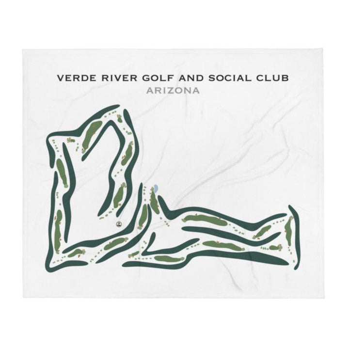 Verde River Golf and Social Club, Arizona - Printed Golf Courses - Golf Course Prints
