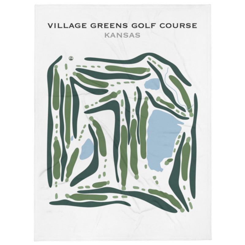 Village Greens Golf Course, Kansas - Printed Golf Courses - Golf Course Prints