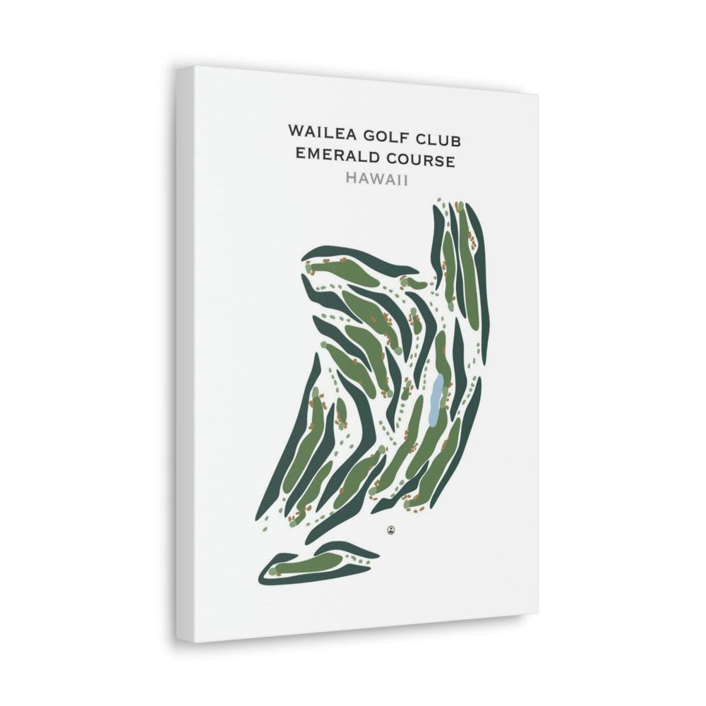 Wailea Golf Club Emerald Course, Hawaii - Printed Golf Courses - Golf Course Prints
