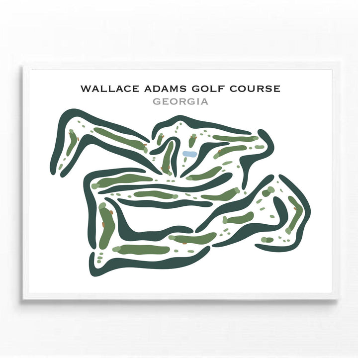 Wallace Adams Golf Course, Georgia - Printed Golf Courses - Golf Course Prints