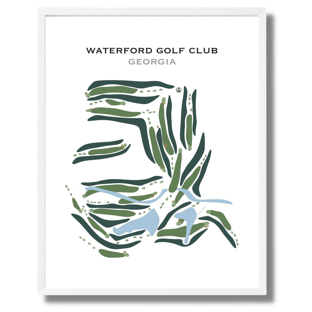 Waterford Golf Club, Georgia - Printed Golf Courses - Golf Course Prints