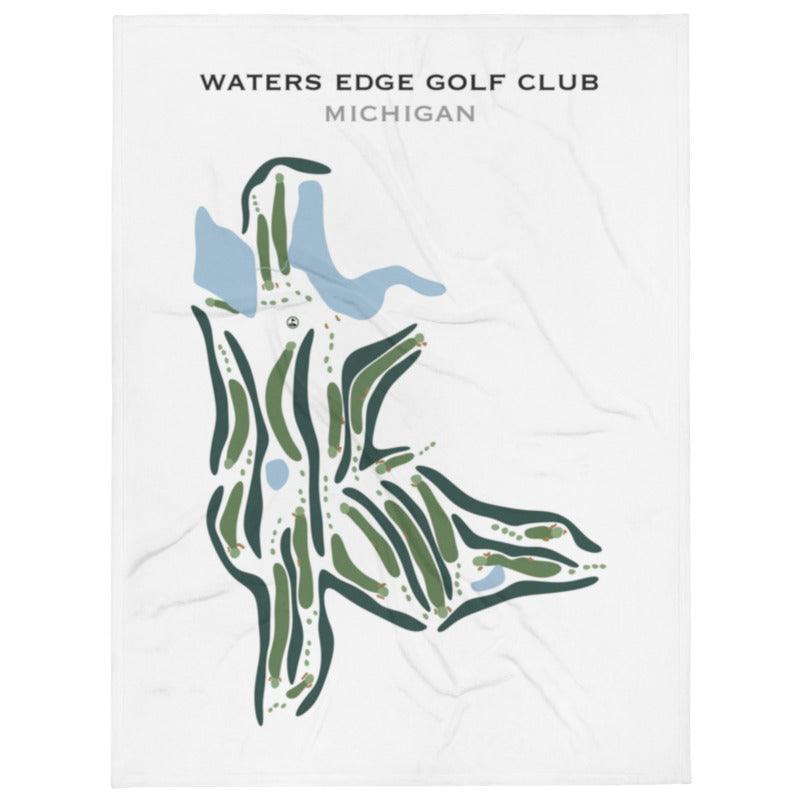Waters Edge Golf Club, Michigan - Printed Golf Courses - Golf Course Prints