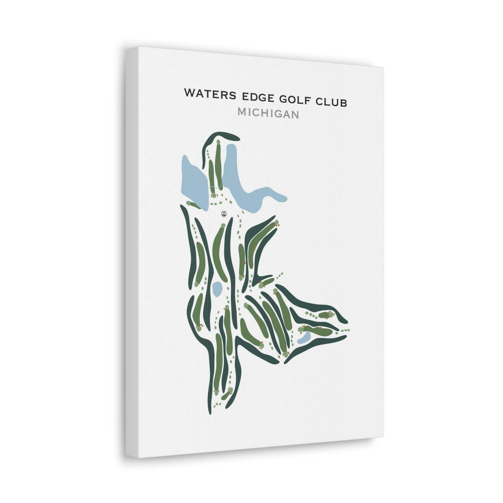 Waters Edge Golf Club, Michigan - Printed Golf Courses - Golf Course Prints