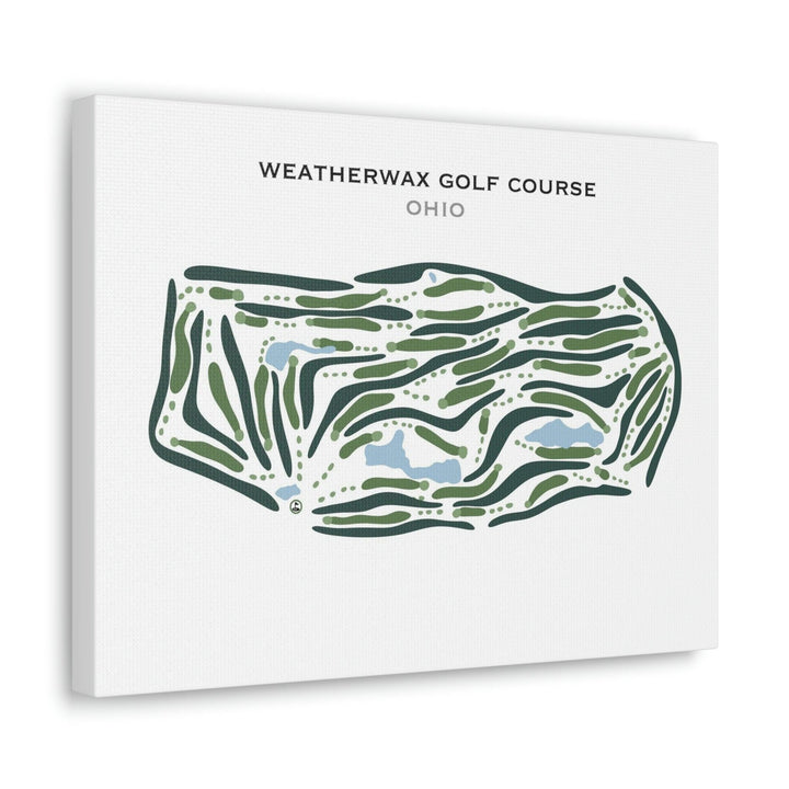 Weatherwax Golf Course, Ohio - Printed Golf Courses - Golf Course Prints